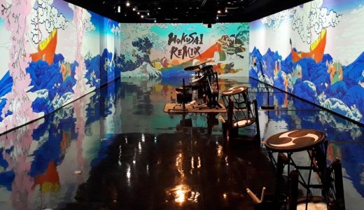 銀座｜日本と世界が通信で繋がって150年の記念イベント「HOKUSAI REMIX」で北斎の浮世絵をデジタルでリミックス！